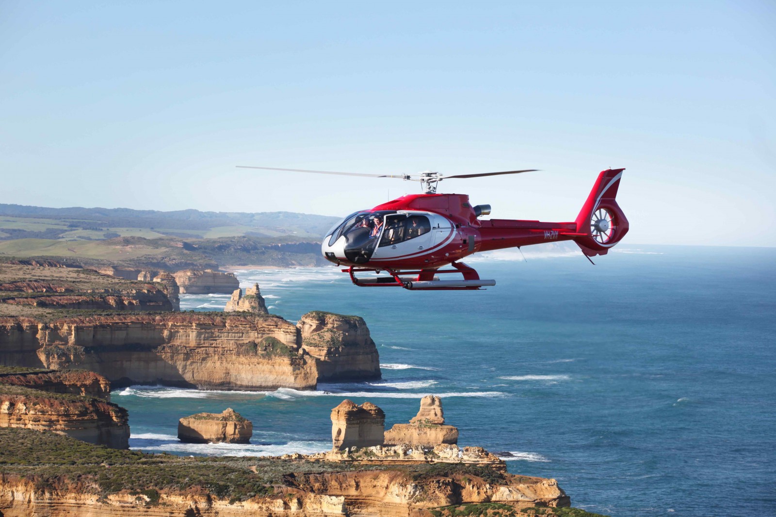 Helicopter, Princetown, Twelve Apostles Lodge Walk, Supplier Photo (GWOA)