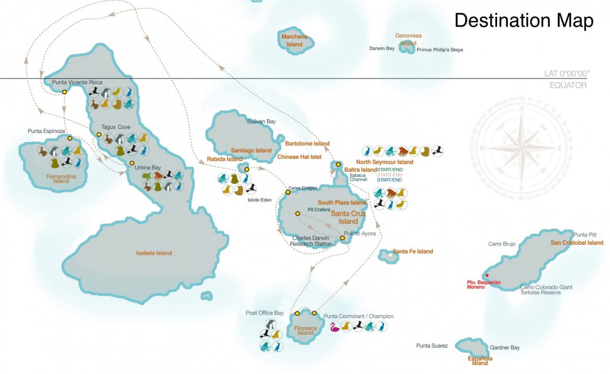 Destination map