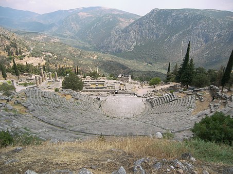 Theatre, Delphi, Greece, Pixabay.com