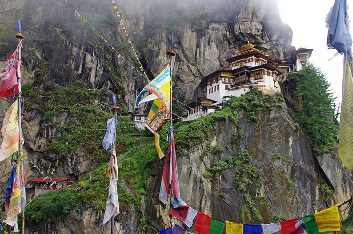 tiger's nest, Paro, Bhutan, Pixabay.com