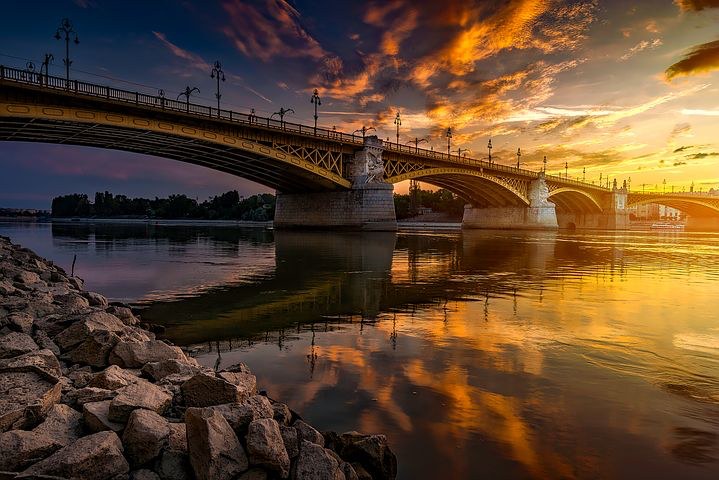 Margaret Bridge, Budapest, Hungary, Pixabay.com 
