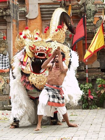 Barong & Keris Dance, Bali, Indonesia, Pixabayc.om