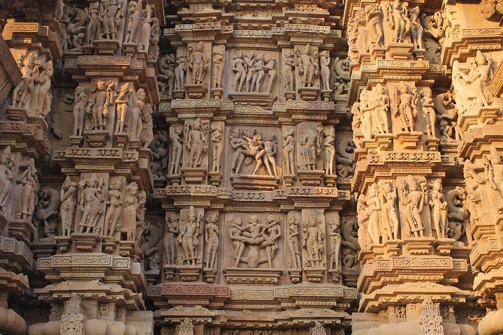 Temples of Khajuraho, Khajuraho, India, Pixabay.com