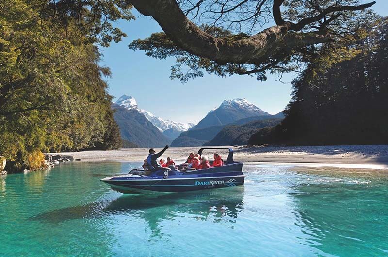 Jet Boat, Dart river, New Zealand, Supplier